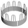Cattle feeder round zinc plated