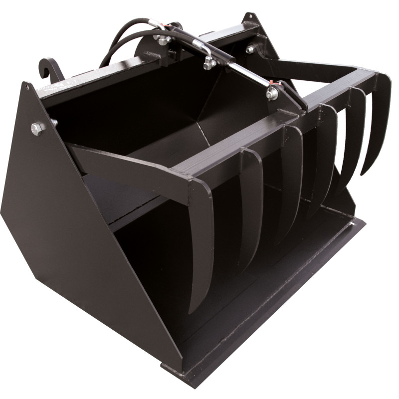 Bucket with grapple 1 actuator capacity version