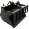 Bucket with grapple 1 actuator capacity version